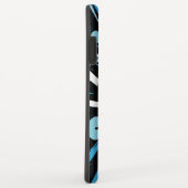 かわいいスカルとクロスボーン – 青 Case-Mate iPhoneケース (裏面/右)