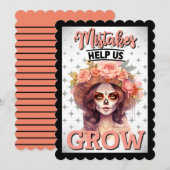 かわいいスカルシュガー サンキューカード (正面/裏面)