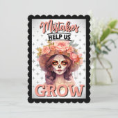 かわいいスカルシュガー サンキューカード (スタンド正面)