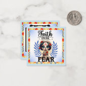 かわいいスカルシュガー ノートカード (正面/裏面インサイチュ)