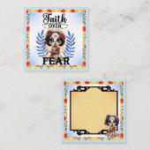 かわいいスカルシュガー ノートカード (正面/裏面)