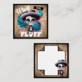 かわいいスカルシュガー ノートカード (正面/裏面)