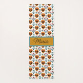 かわいいスカルズの日の死カスタムんだ ヨガマット (裏面)