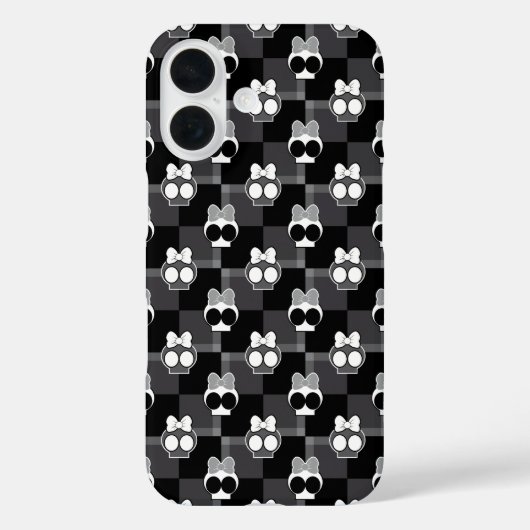 かわいいスカルパターン Case-Mate iPhoneケース (裏面)