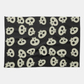 かわいいスカル柄ハロウィンキッチンタオル キッチンタオル (横)