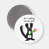 かわいいスカンクとことわざ マグネット (正面/裏面)