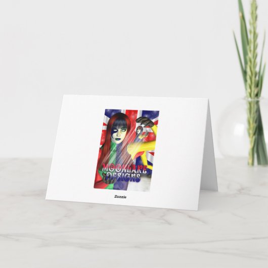 かわいいスカンクのメリークリスマスのクリスマスカード シーズンカード (裏面)