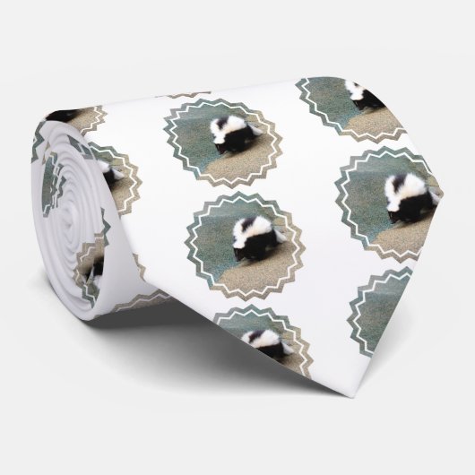 かわいいスカンクの人のネクタイ ネクタイ (ロール)