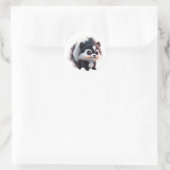 かわいいスカンク森林動物の森の友人 ラウンドシール (バッグ)