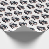 かわいいスカンク森林動物の森の友人 ラッピングペーパー (角)