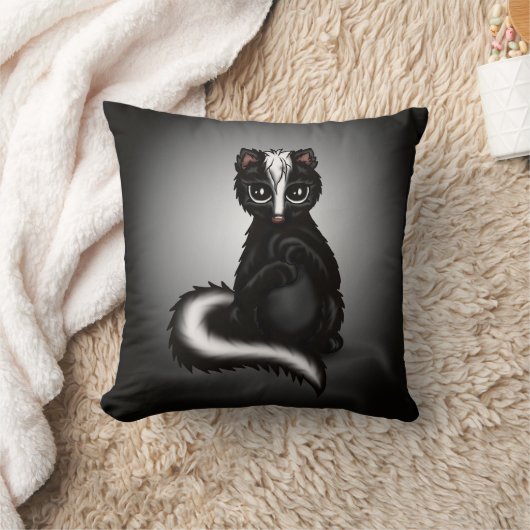 かわいいスカンク クッション (ブランケット)