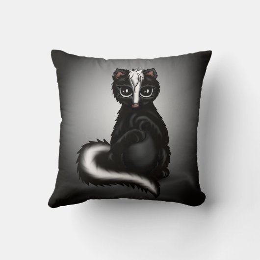 かわいいスカンク クッション (裏面)