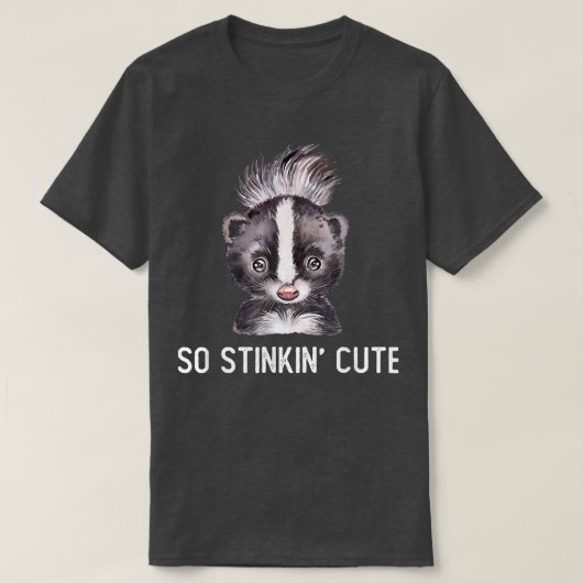 かわいいスカンク Tシャツ (デザイン正面)