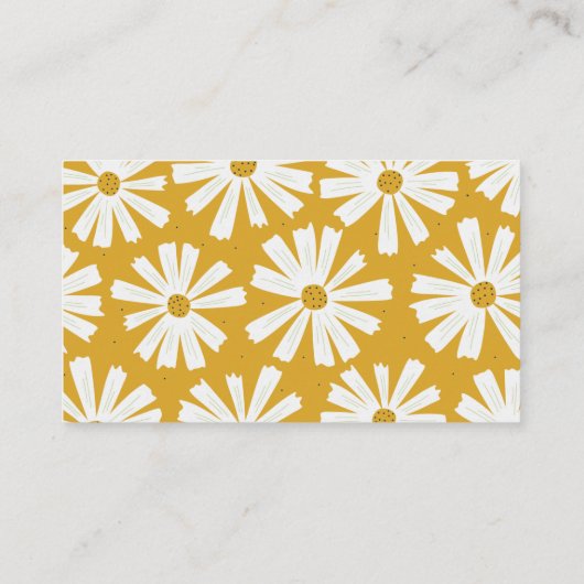 かわいいスカンジデイジーおむつラッフルチケット エンクロージャーカード (裏面)