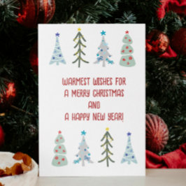 かわいいスカンジナビアのクリスマスフォレストのドードル シーズンカード