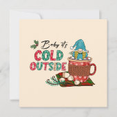 かわいいスカンジナビアのクリスマス格言&ホットココア (正面)