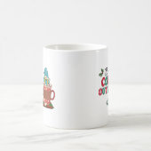 かわいいスカンジナビアのクリスマス格言&ホットココア コーヒーマグカップ (中央)