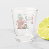 かわいいスカンジナビアのクリスマス格言&ホットココア ショットグラス (裏面)