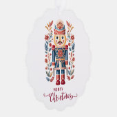 かわいいスカンジナビアのクリスマス オーナメントカード (右)