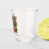 かわいいスカンジナビアのサンタクロース格言 – クリスマスカップ ショットグラス (右)