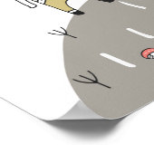 かわいいスカンジナビアの小さな探検家の子供 ポスター (角)