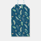 かわいいスカンジナビア冬の赤ちゃんシャワーありがとう ギフトタグ (裏面)