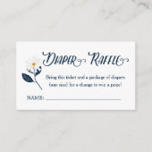 かわいいスカンディナヴィアのデイジーおむつくじチケット同封カードC エンクロージャーカード (正面)