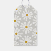 かわいいスカンディナヴィアのデイジー感謝祭タグ ギフトタグ (裏面)