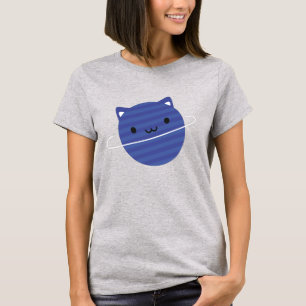 かわいいスキャットプラネットイン宇宙 Tシャツ