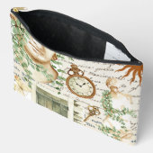 かわいいスクラップブックの背景色のイラスト アクセサリーポーチ (見開き)