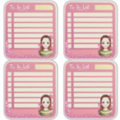 かわいいスクラップブックを行うにはリストプランナーシール シール (正面)