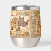 かわいいスクラップブック居心地の良い動物絶縁タンブラー (正面)