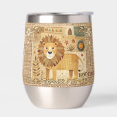 かわいいスクラップブック居心地の良い動物絶縁タンブラー (左面)