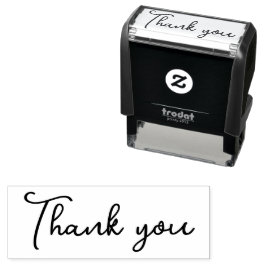 かわいいスクリプトありがとう セルフインキングスタンプ