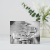 かわいいスクリプトファミリーの写真 シーズンポストカード (スタンド正面)