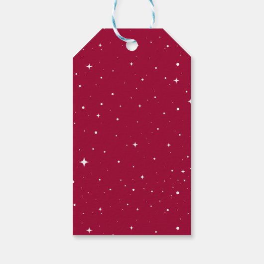 かわいいスクリプトメリークリスマスフォトパーソナライズされたー ギフトタグ (裏面)