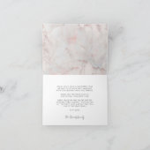 かわいいスクリプト平和の愛の喜び写真 シーズンカード (内部)