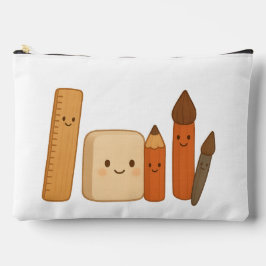 かわいいスクールツール – 透明 アクセサリーポーチ