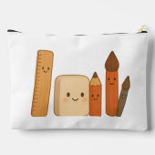 かわいいスクールツール – 透明 アクセサリーポーチ (裏面)