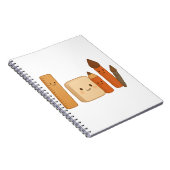 かわいいスクールツール – 透明 ノートブック (右側)