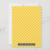 かわいいスクールバスプリスクール卒業招待状 招待状 (裏面)