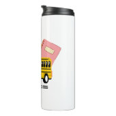 かわいいスクールバス新学期パーソナライズされた名 タンブラー (回転右)