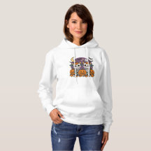 かわいいスケルトンの牛とカボチャのTシャツ