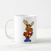 かわいいスケータームース |背景色の選択 コーヒーマグカップ (左)