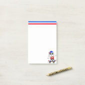 かわいいスケーター猫 ポストイット (デスク上)