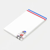 かわいいスケーター猫 ポストイット (アングル)