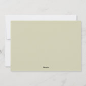 かわいいスケートで滑るトナカイのメリークリスマス シーズンカード (裏面)