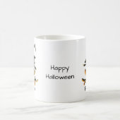 かわいいスケートボードウィッチハロウィーン コーヒーマグカップ (中央)