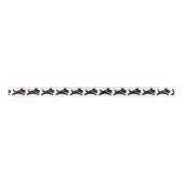 かわいいスコッチテリア犬あなたの背景色 サテンリボン (正面)