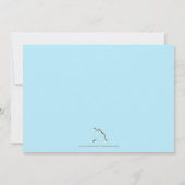 かわいいスコットランドの王女の女の子の誕生会の招待 招待状 (裏面)